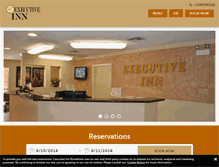 Tablet Screenshot of executiveinnbrookshire.com